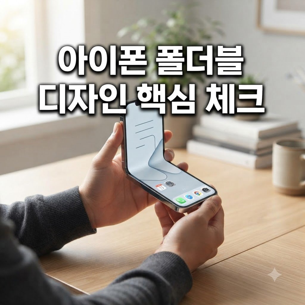아이폰 폴더블 디자인 출시 시기와 예상 특징 핵심만 확인