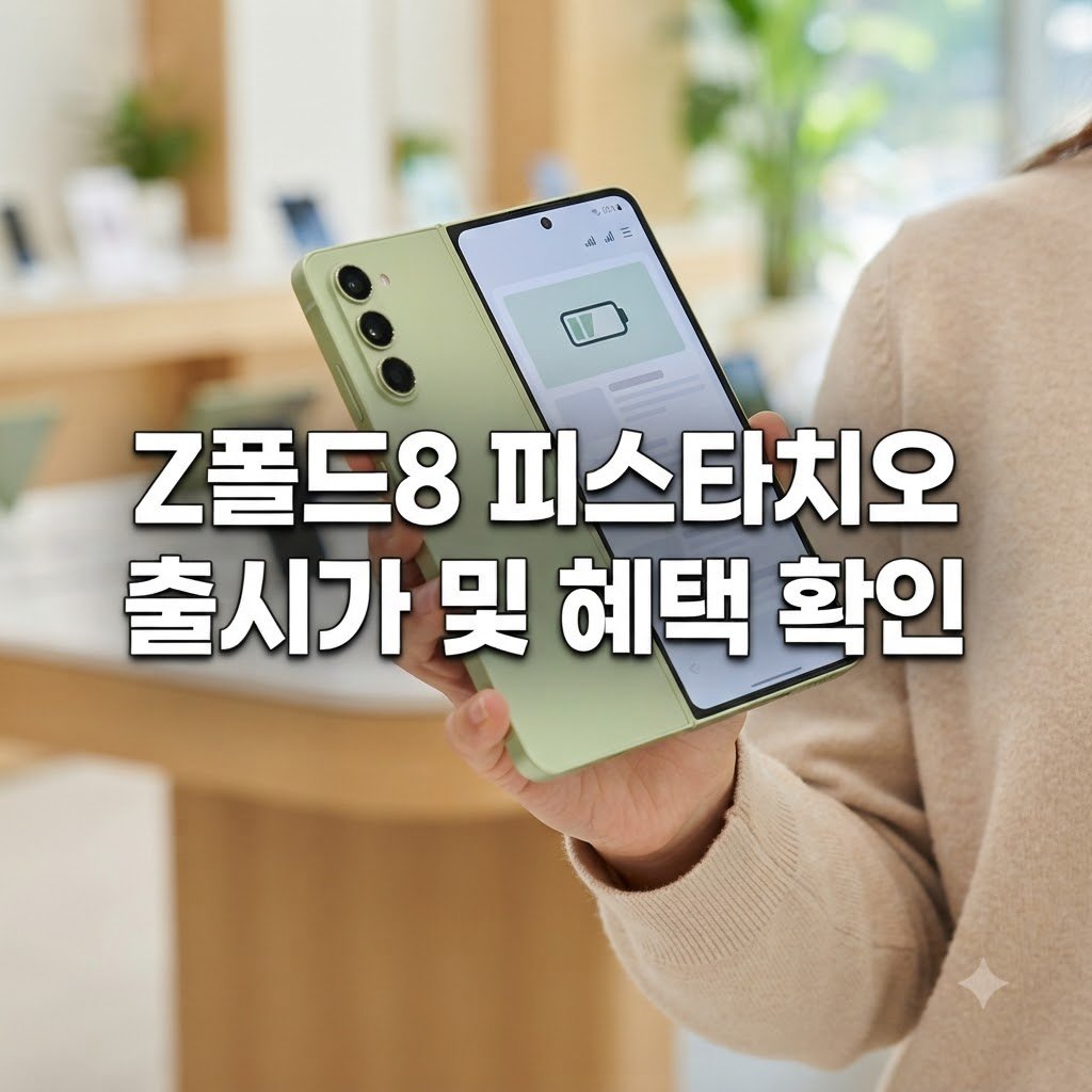 z폴드8 피스타치오 출시 가격과 구매 조건 확인