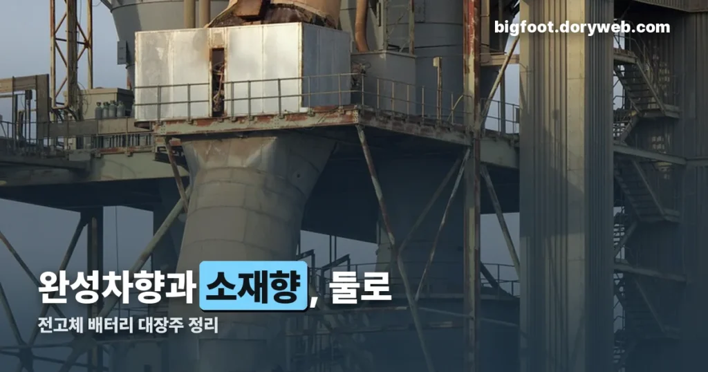 전고체 배터리 대장주 정리 썸네일